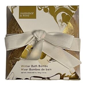 Summer& Rose Winter Bath Bombs
